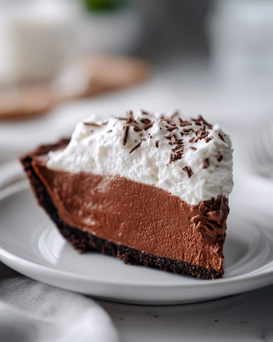 French silk pie​ - detail 1