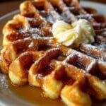"30-Minute Buttermilk Waffles for Brunch - Irresistibly Crispy" 5 buttermilk waffles for brunch