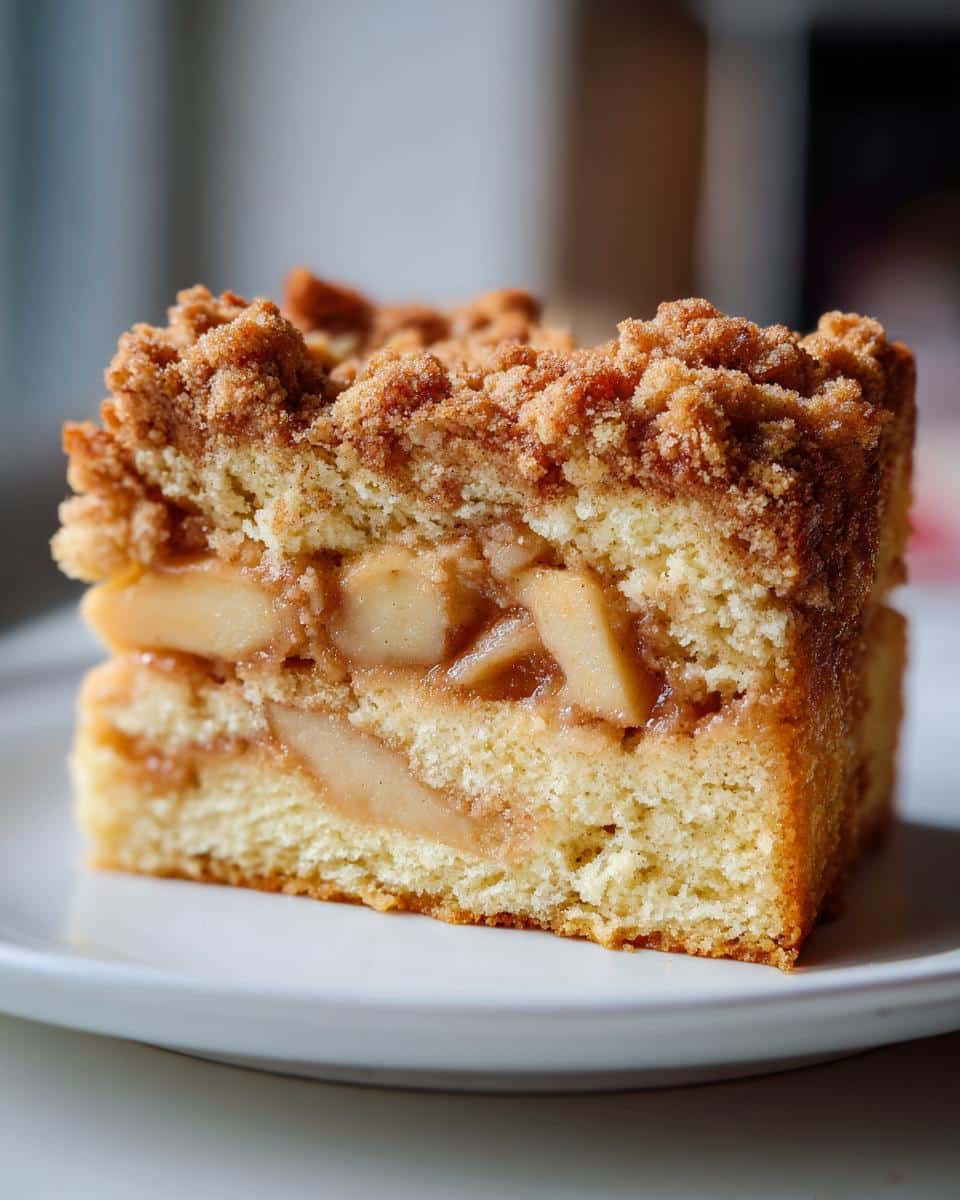 Irresistible Cinnamon Apple Crumb Cake in 3 Easy Steps