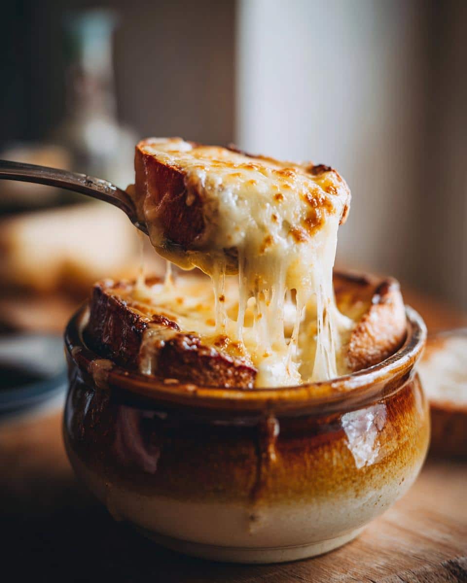 45-Minute Classic French Onion Soup Recipe to Warm Your Soul 4 classic French onion soup - detail 1