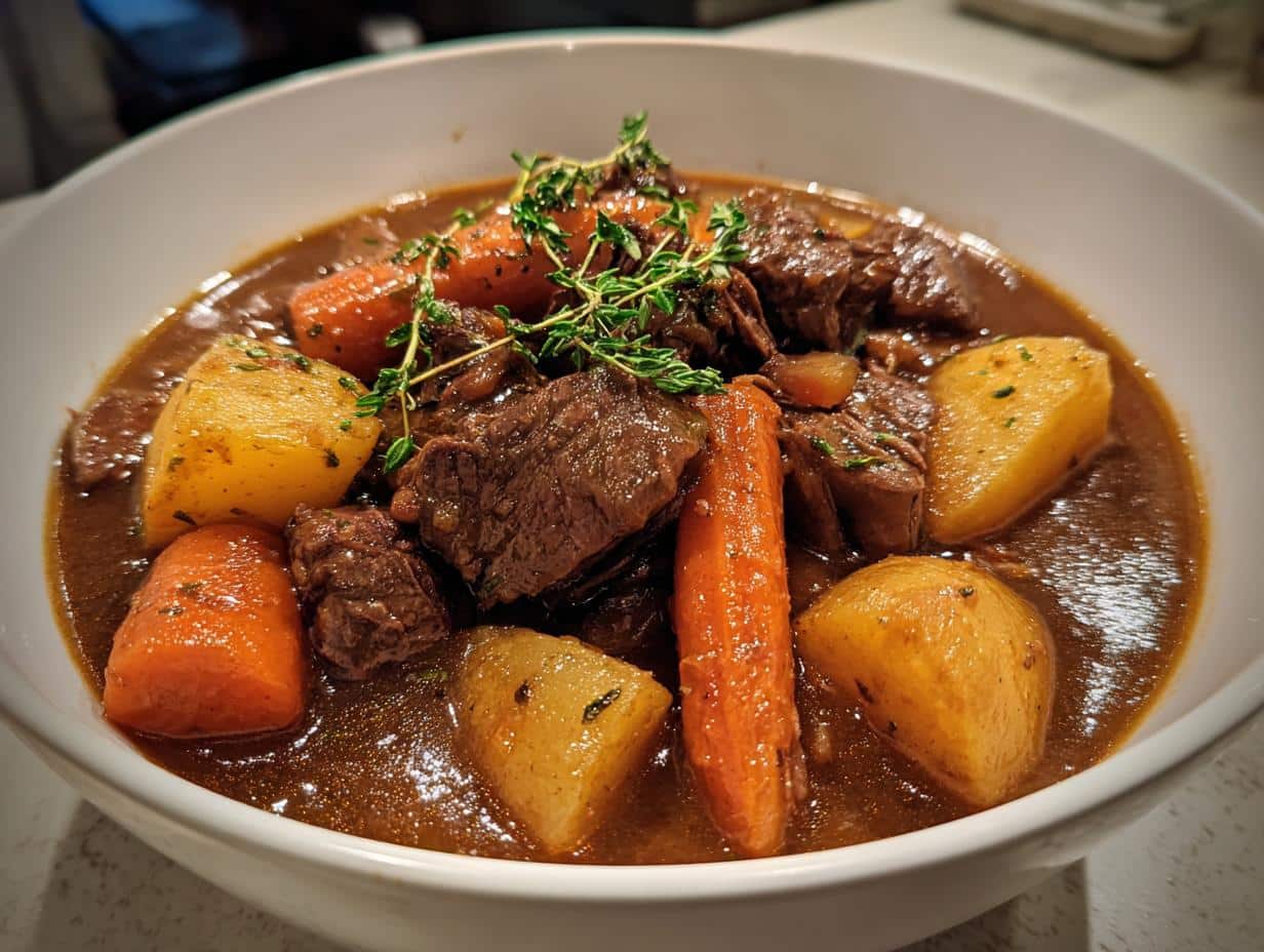 Ultimate Classic Beef Stew with Carrots & Potatoes in 2 Hours