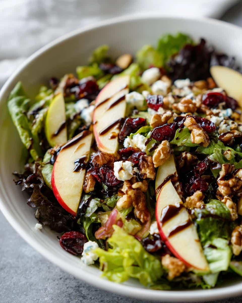 cranberry apple walnut salad​ - detail 1