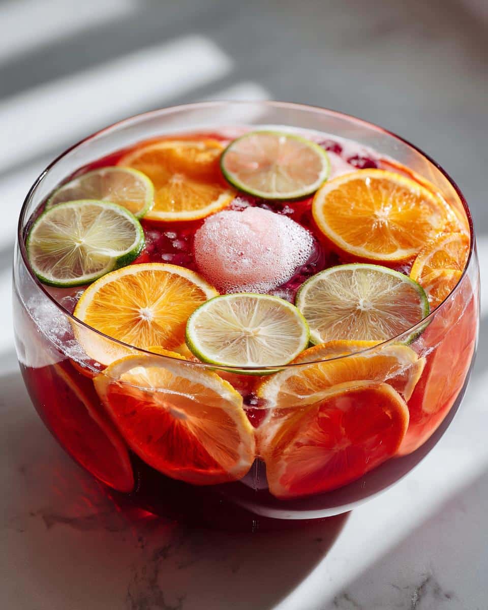 Irresistible 10-Minute Cranberry Orange Sherbet Punch Recipe 4 cranberry orange sherbet punch - detail 1