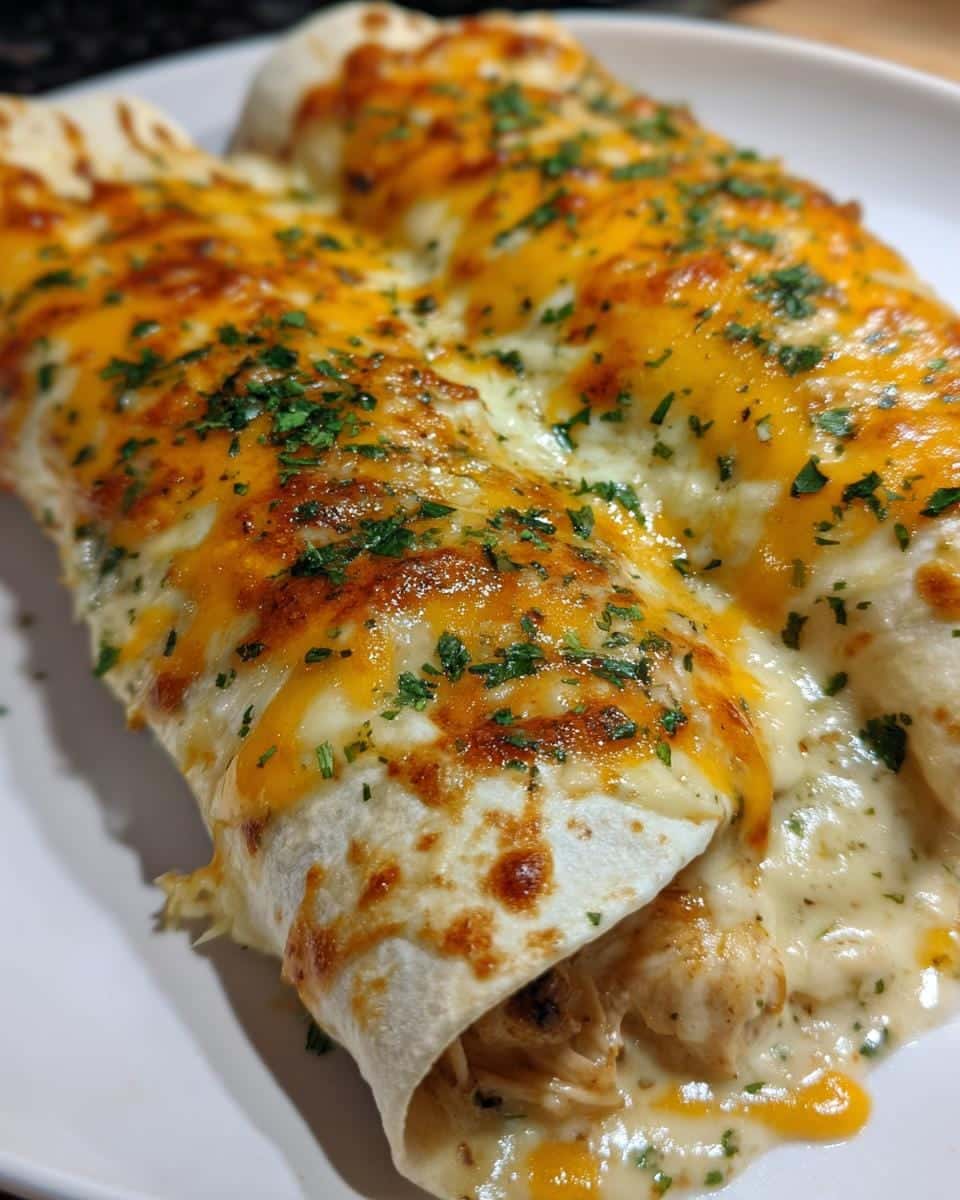 Irresistible Creamy White Chicken Enchiladas in 25 Minutes 4 creamy white chicken enchiladas - detail 1