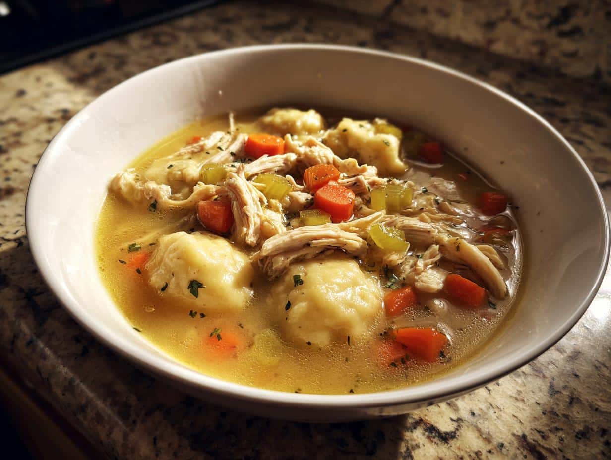 Easy Chicken and Dumplings Recipe Ready in 40 Minutes