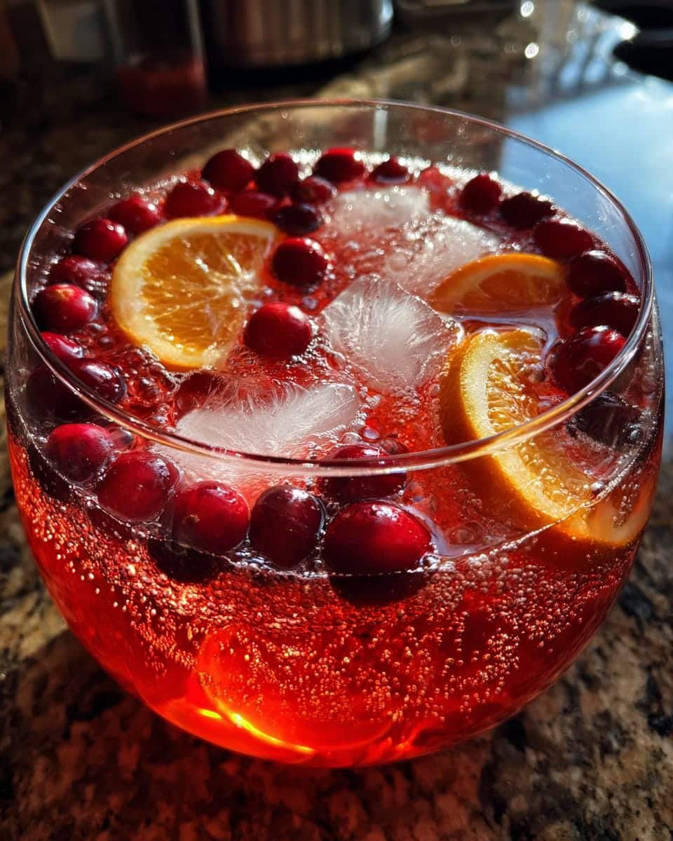 festive non‑alcoholic punch - detail 1