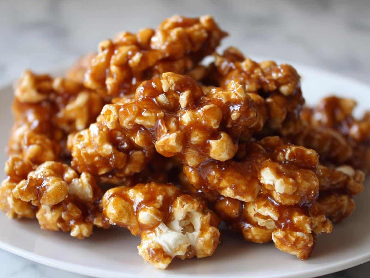 Irresistible Gingerbread Caramel Popcorn in 45 Minutes
