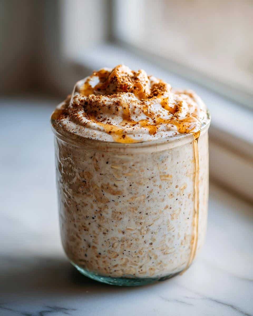 Magical Gingerbread Overnight Oats in Just 5 Minutes 4 gingerbread overnight oats - detail 1