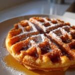 3-Ingredient Perfect Gingerbread Waffles for Cozy Mornings 5 gingerbread waffles