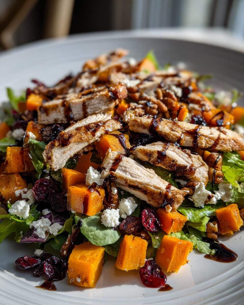 harvest chicken salad with butternut squash​ - detail 1
