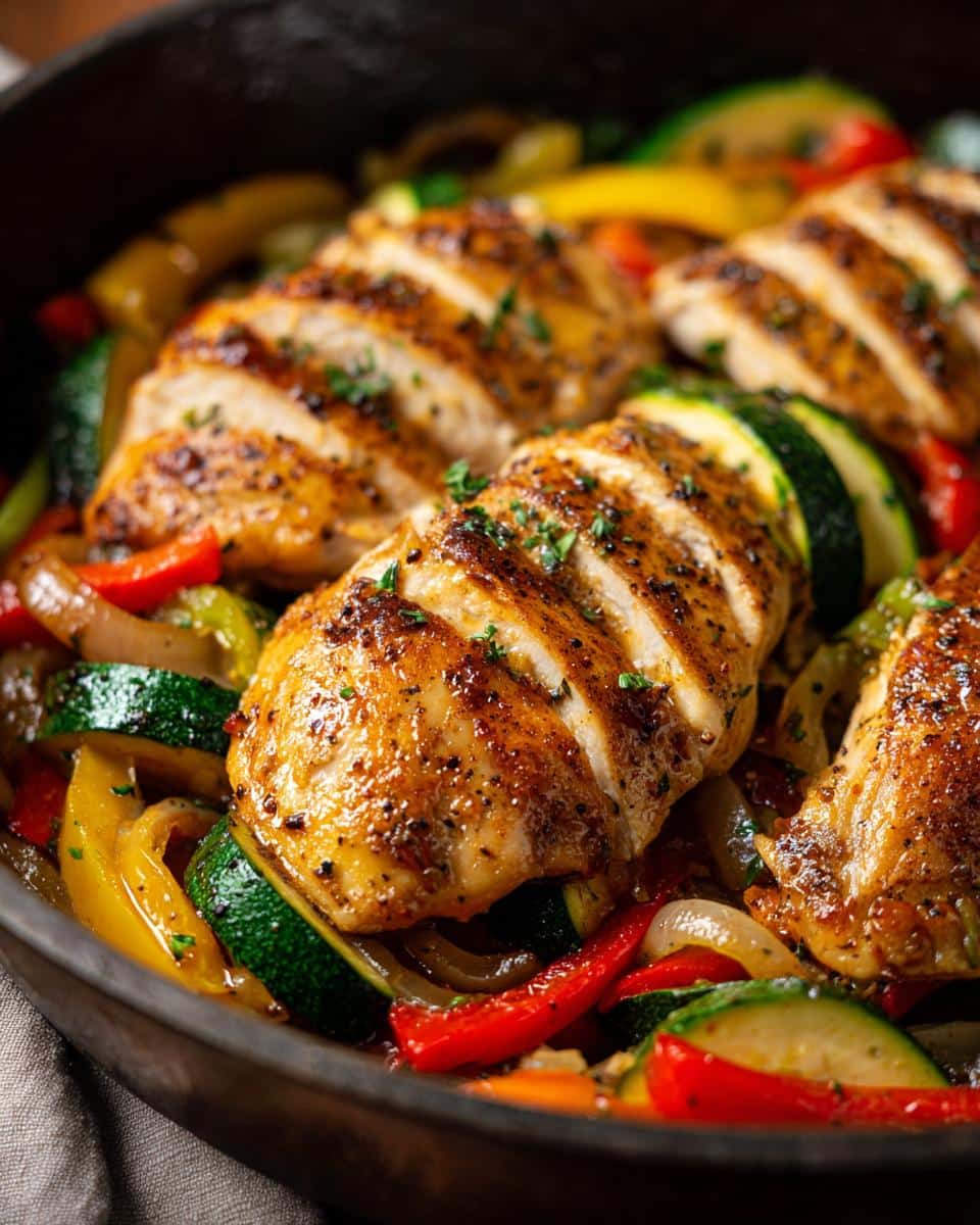 high protein chicken skillet dinner​ - detail 1