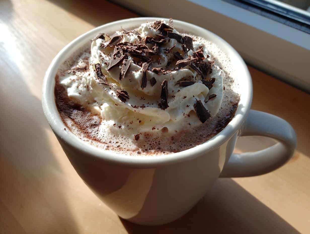 10-Minute Homemade Starbucks Peppermint Mocha Bliss