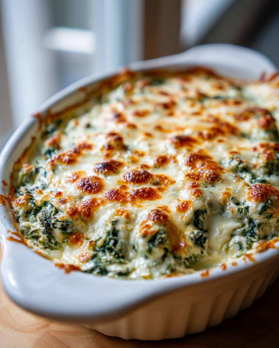 hot spinach artichoke dip​ - detail 1