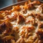 35-Minute Leftover Turkey Alfredo Pasta Bake That Wows 5 leftover turkey Alfredo pasta bake