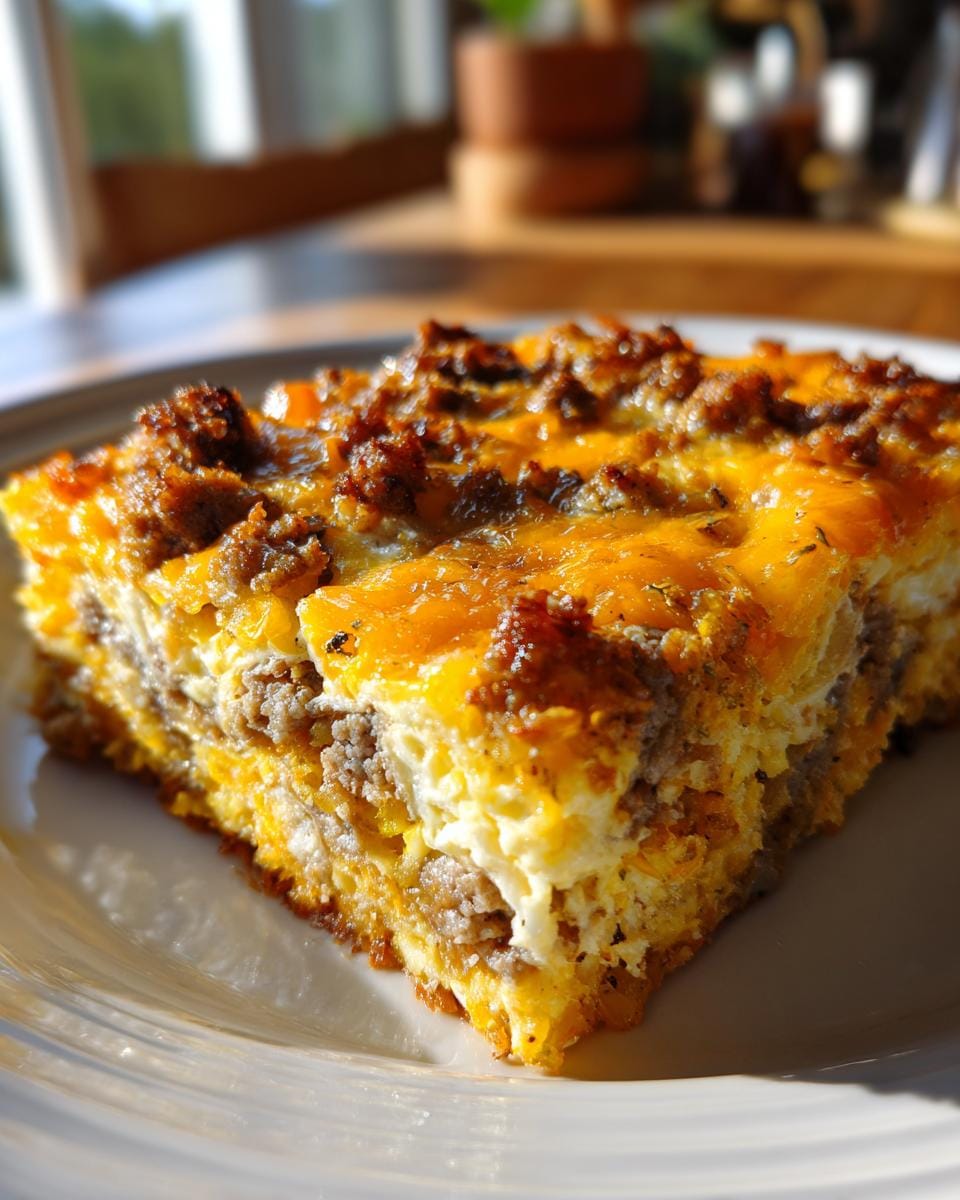 Ultimate Sausage Hash Brown Breakfast Casserole for 8 Hungry Guests
