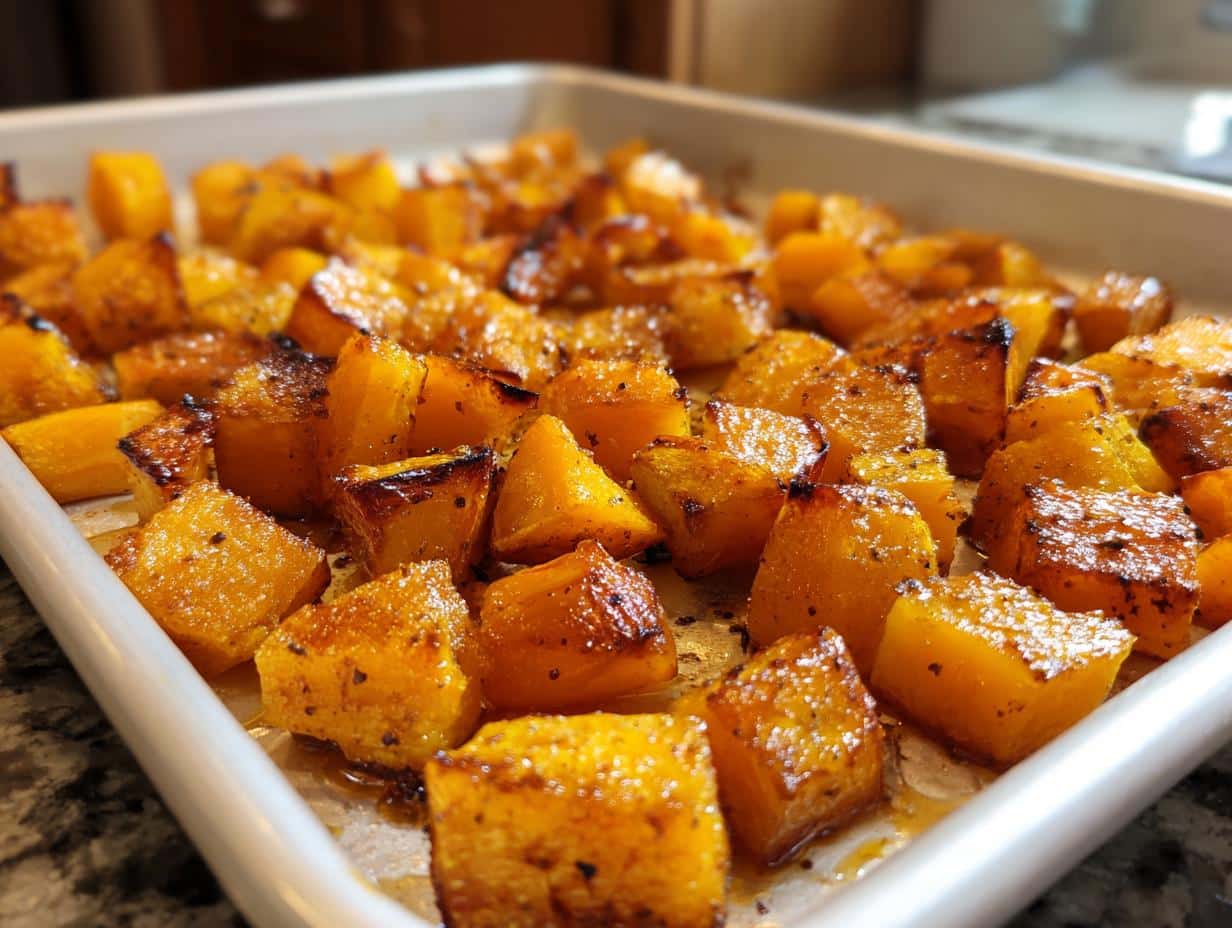 Irresistible 30-Minute Sheet Pan Maple Roasted Squash