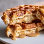 stuffing waffles with gravy​