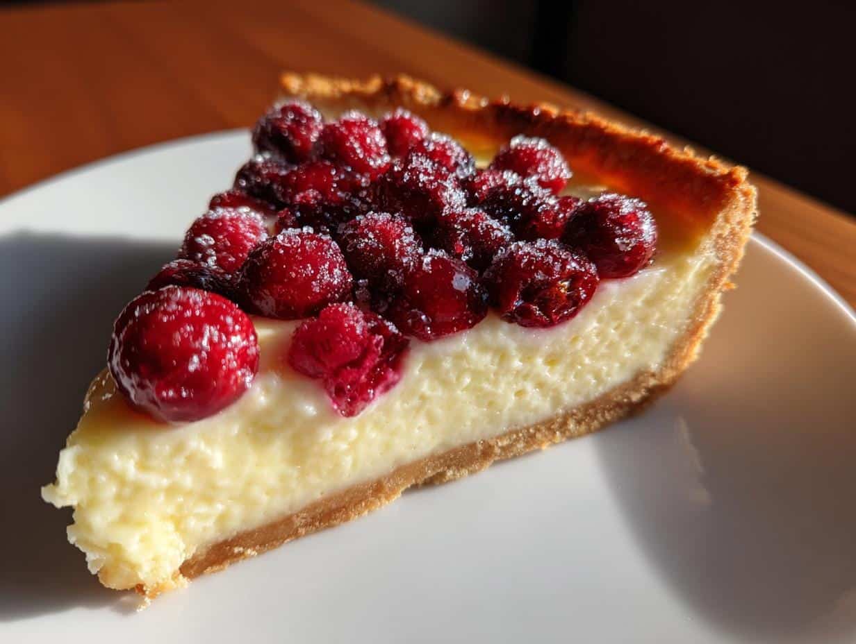Irresistible Sugared Cranberry Custard Pie in 3 Easy Steps