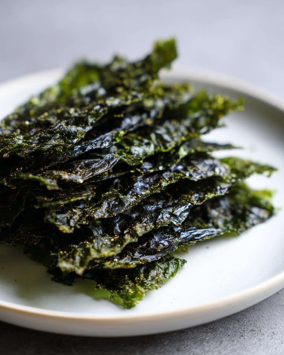 crispy seaweed snack chips - detail 1