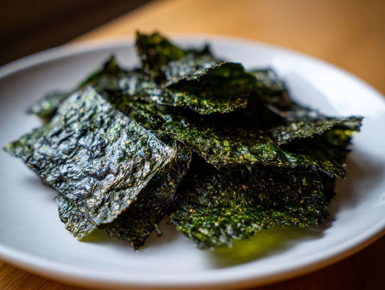 15-Minute Crispy Seaweed Snack Chips That Will Blow Your Mind