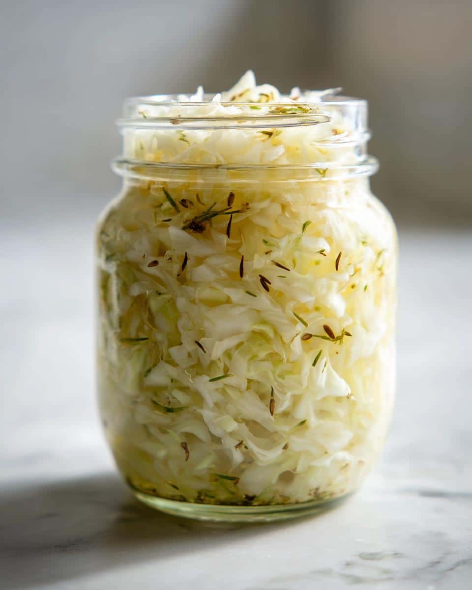 Easy Fermented Cabbage Sauerkraut in Just 3 Days! 4 easy fermented cabbage sauerkraut - detail 1