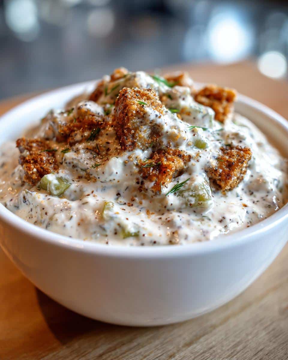 fried pickle ranch dip - detail 1