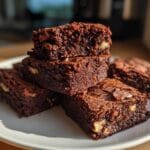 fudgy hazelnut brownies