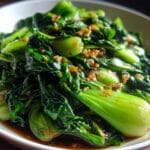 10-Minute Garlic Ginger Bok Choy Stir Fry - Insanely Delicious! 5 garlic ginger bok choy stir fry
