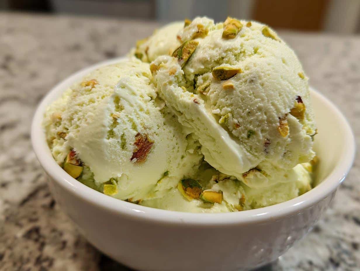 Irresistible Homemade Pistachio Ice Cream in 4 Easy Steps