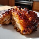 hot honey crispy chicken thighs