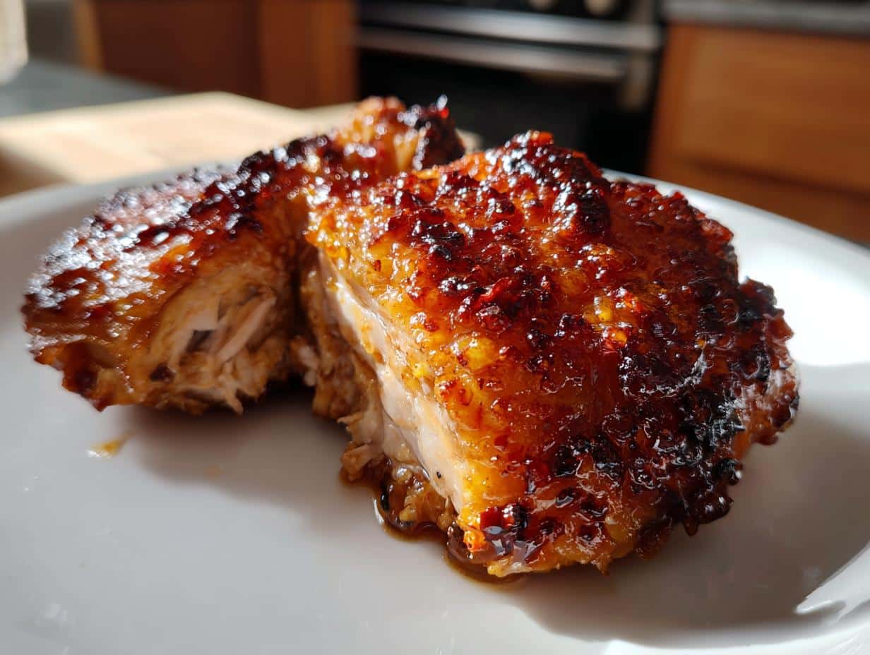Irresistible Hot Honey Crispy Chicken Thighs in 30 Minutes