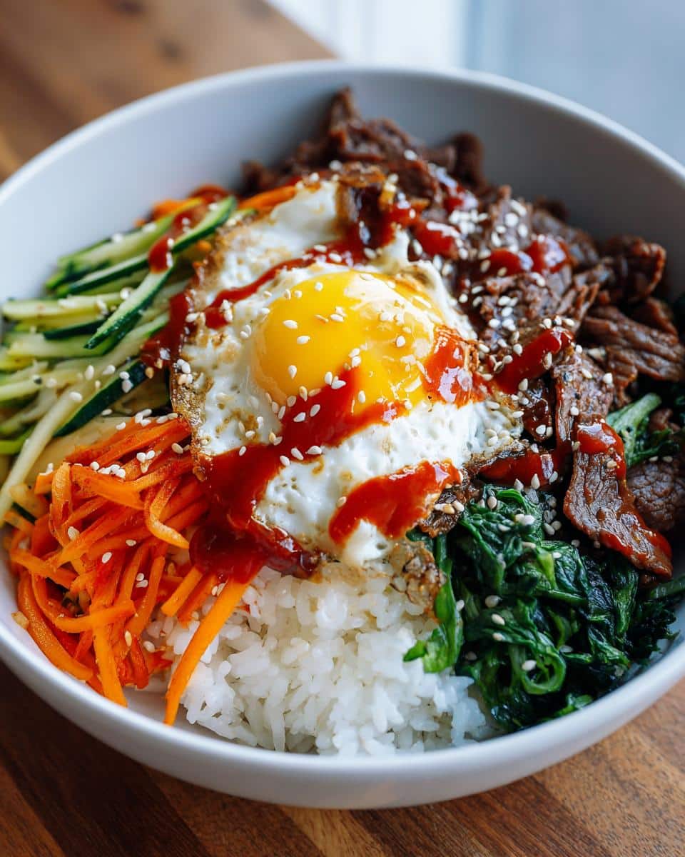30-Minute Korean Bibimbap Rice Bowl That Will Blow Your Mind 4 korean bibimbap rice bowl - detail 1