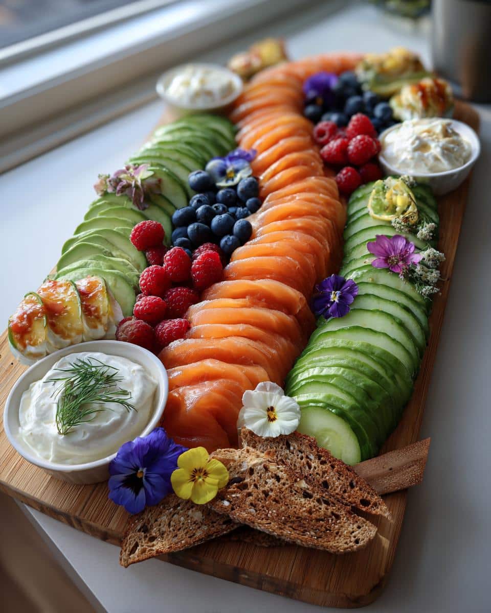 mood mermaid brunch board - detail 1