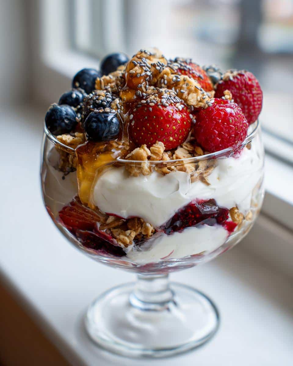 5-Minute Prebiotic Yogurt Parfait with Granola Recipe 4 prebiotic yogurt parfait with granola - detail 1