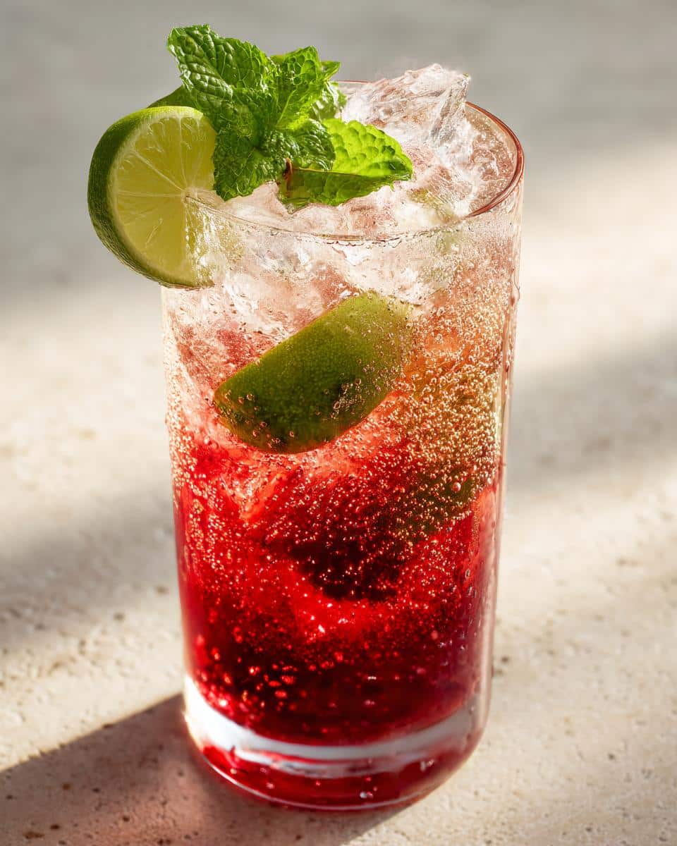 35-Calorie Rebel Float Mocktail That Packs a Wild Punch 4 rebel float non alcoholic mocktail - detail 1