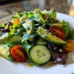 sea inspired blue spirulina salad
