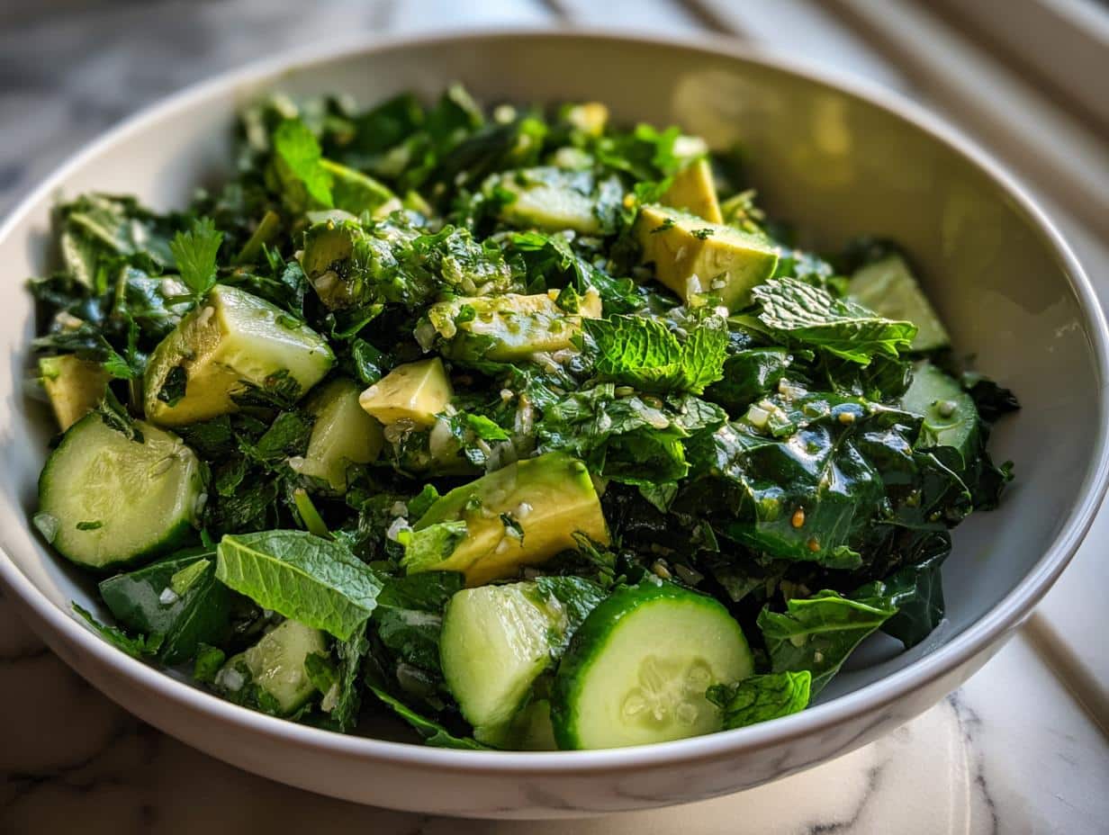 15-Minute Spring Detox Green Goddess Salad That Revitalizes