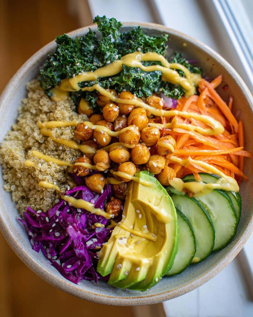spring meal prep buddha bowls - detail 1