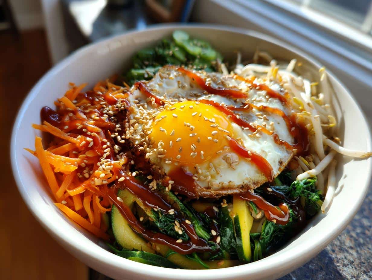 30-Minute Vegetarian Bibimbap Bowl That Will Blow Your Mind