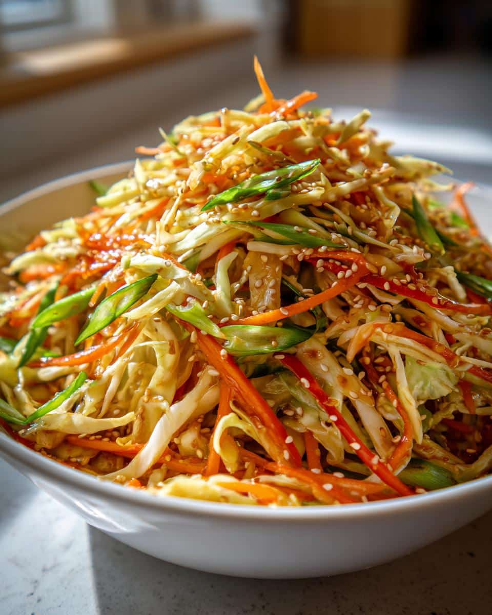 Asian Cabbage Salad with Sesame - detail 1