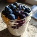 Creamy Blueberry Overnight Oats Healthy in Just 5 Minutes 5 Blueberry Overnight Oats Healthy