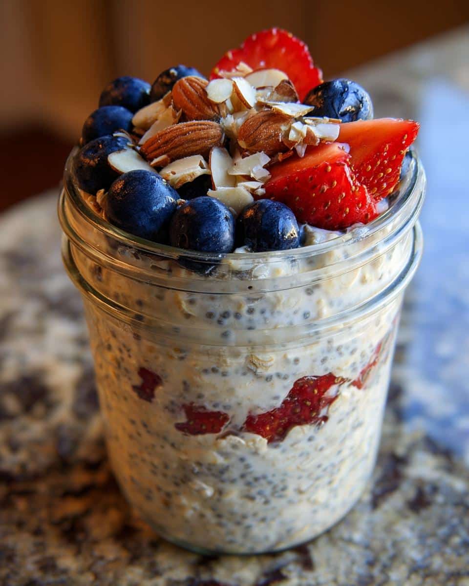 3-Ingredient Blissful Breakfast Meal Prep Overnight Oats