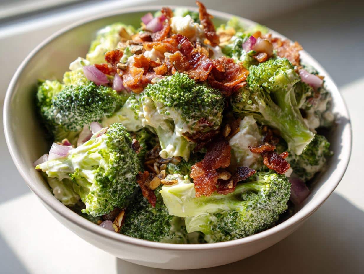 Broccoli Bacon Salad with Mayo - detail 1