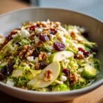 15-Minute Crunchy Brussels Sprouts Salad That Converts Haters越野 5 Brussels Sprouts Salad Crunchy