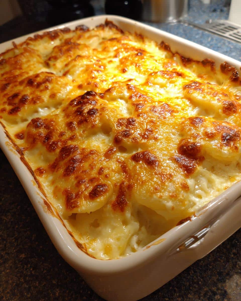 Irresistible Cheesy Potato Casserole Recipe in 4 Simple Steps