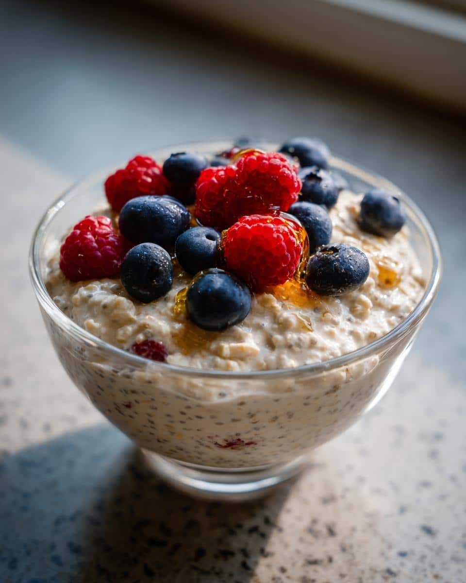 Creamy Chia Seed Overnight Oats Pudding Fixes Busy Mornings