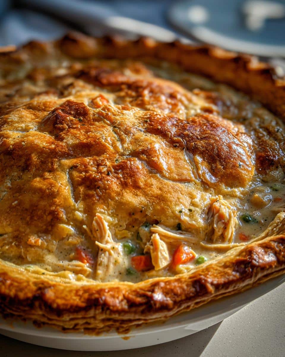 2-Ingredient Chicken Pot Pie Casserole That’ll Wow Your Family