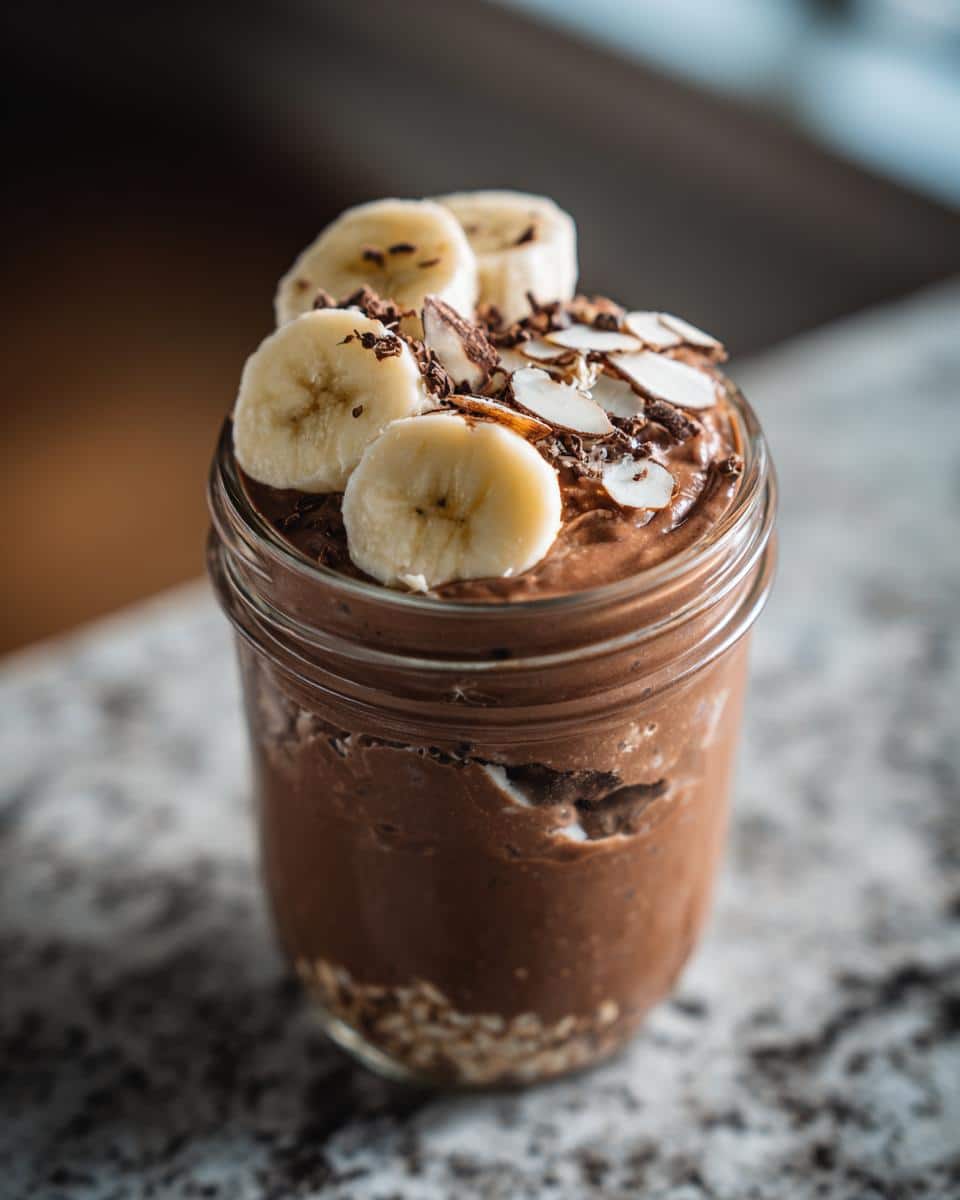 5-Star Chocolate Protein Overnight Oats Recipe You'll Crave Daily 4 Chocolate Protein Overnight Oats - detail 1