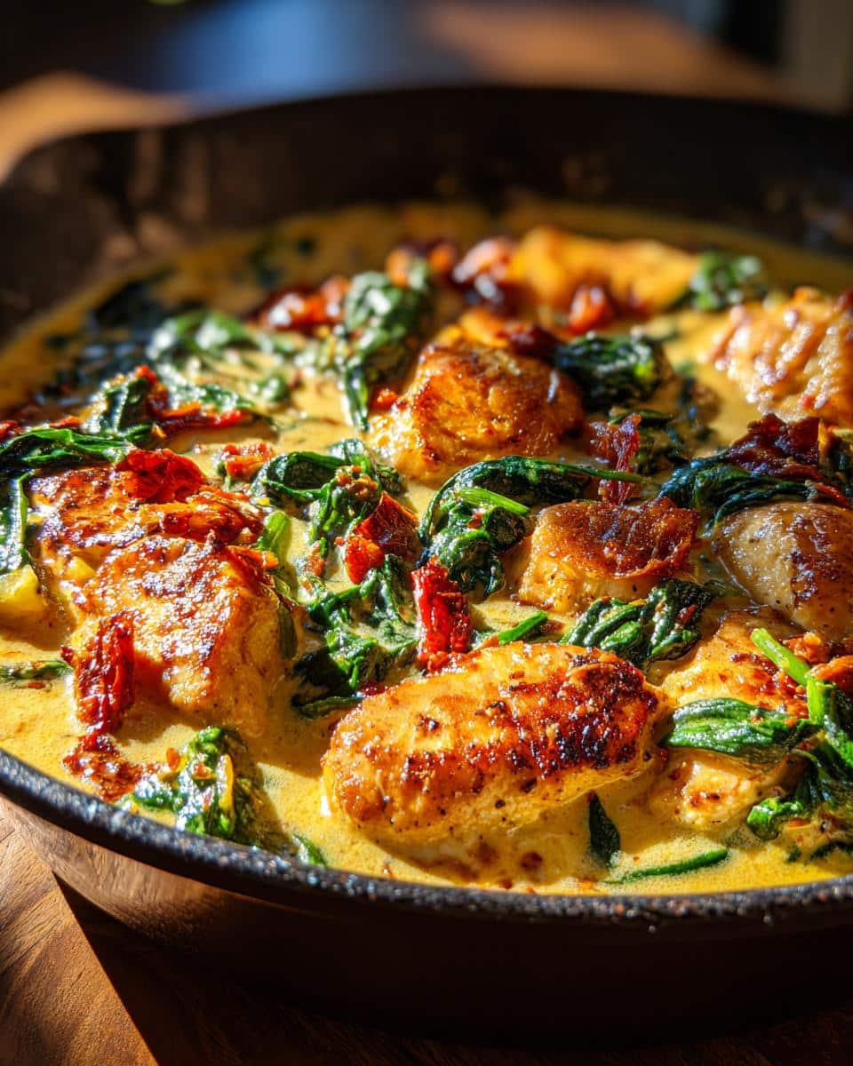 Irresistible Creamy Tuscan Chicken Skillet Recipe – 30 Min Magic