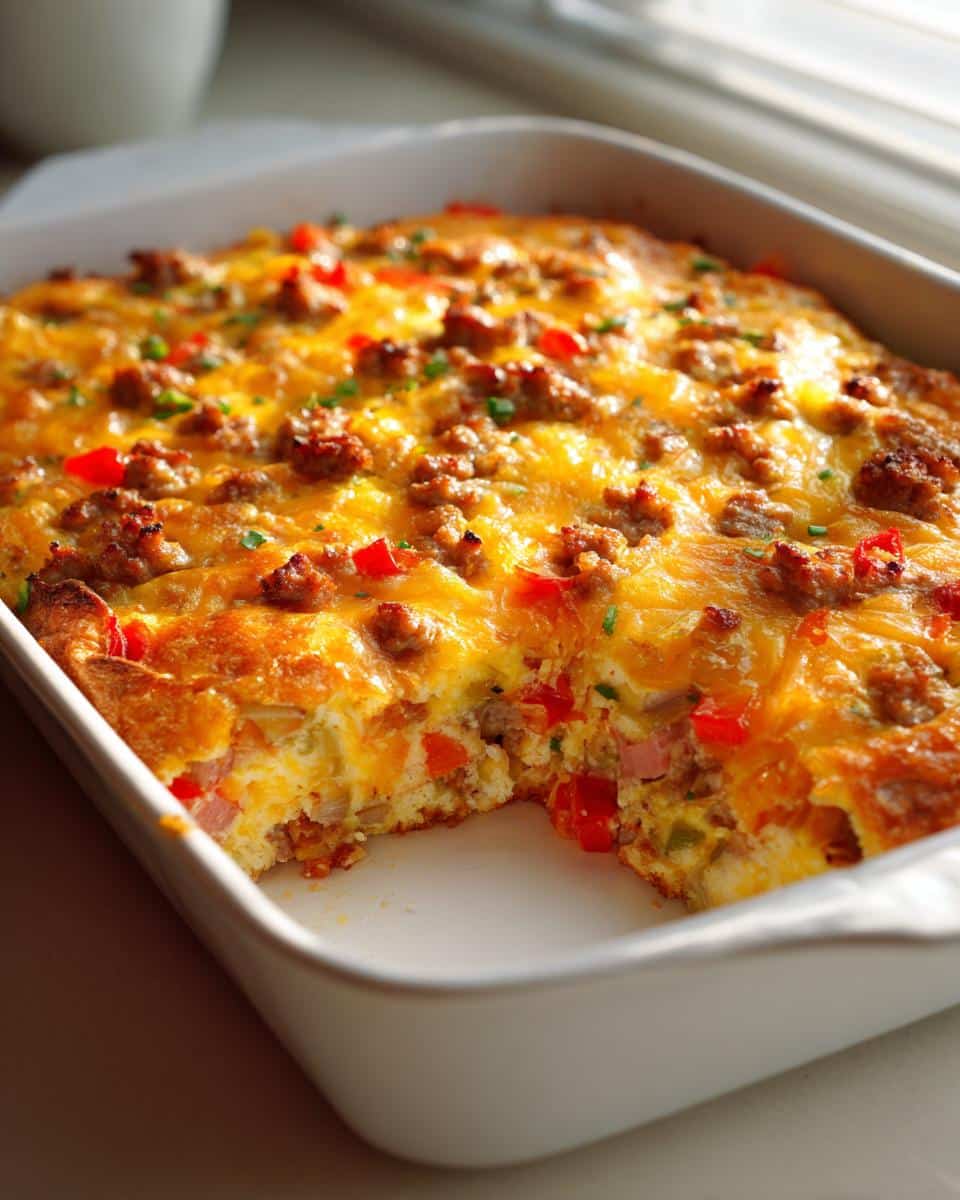 Easter Breakfast Casserole - detail 1